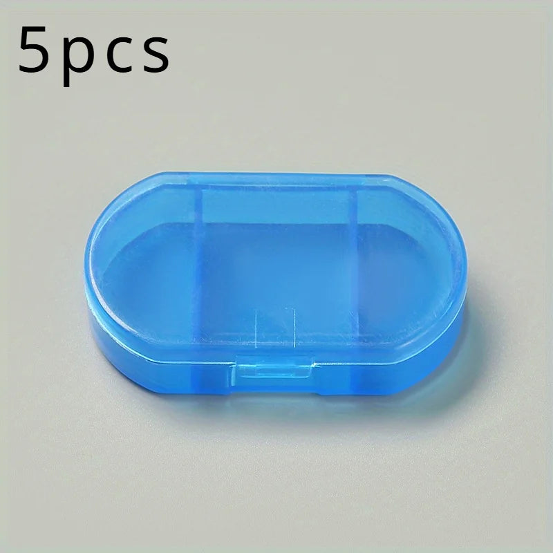 5PC Portable Mini Medicine Box: Keep Your Meds Organized on-the-Go!