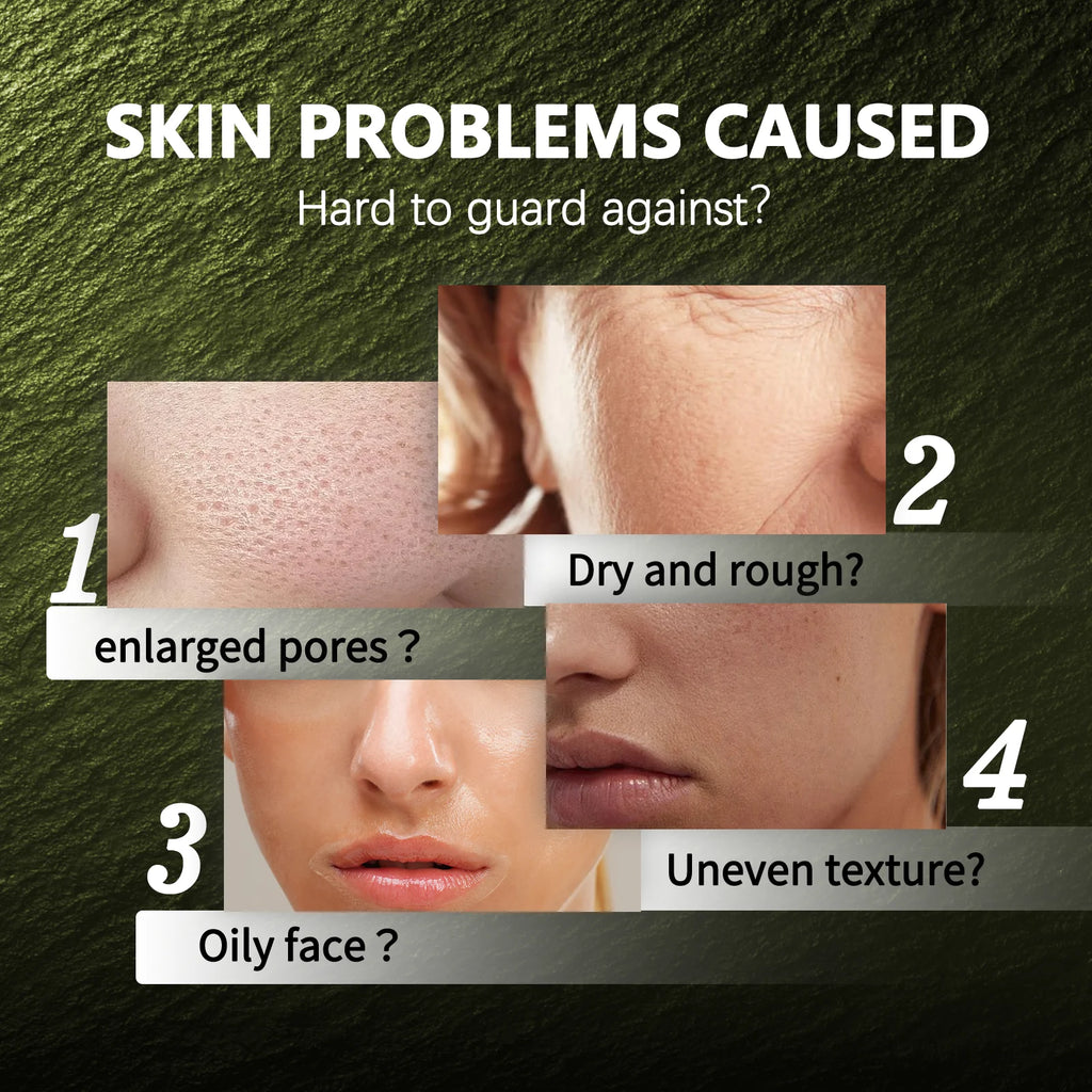 facial foam cleansing lotion deeply cleanses, removes dirt, absorbs oil, shrinks pores and cleanses the skin