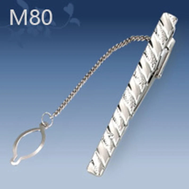 New Tie Clip Fashion Style 1PC Necktie Men Metal Simple Bar Clasp Practical Bowtie Clasp Tie Pin For Mens Gift Accessories