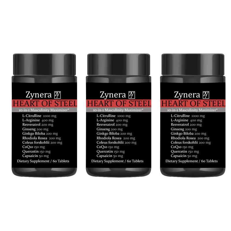 Male Strength and Endurance Supplement, Boost Performance, Supports Reproductive Health ，L-Citrulline L-Arginine Ginseng for Men