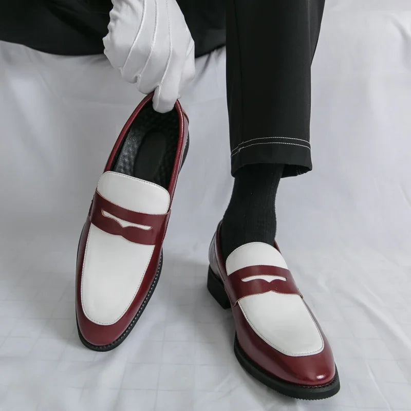 Men Shoes for Wedding Moccasins 2025 New Loafers for Men Breathable Man Slip on Flats Leisure Walk Driving Shoes Walking Shoes