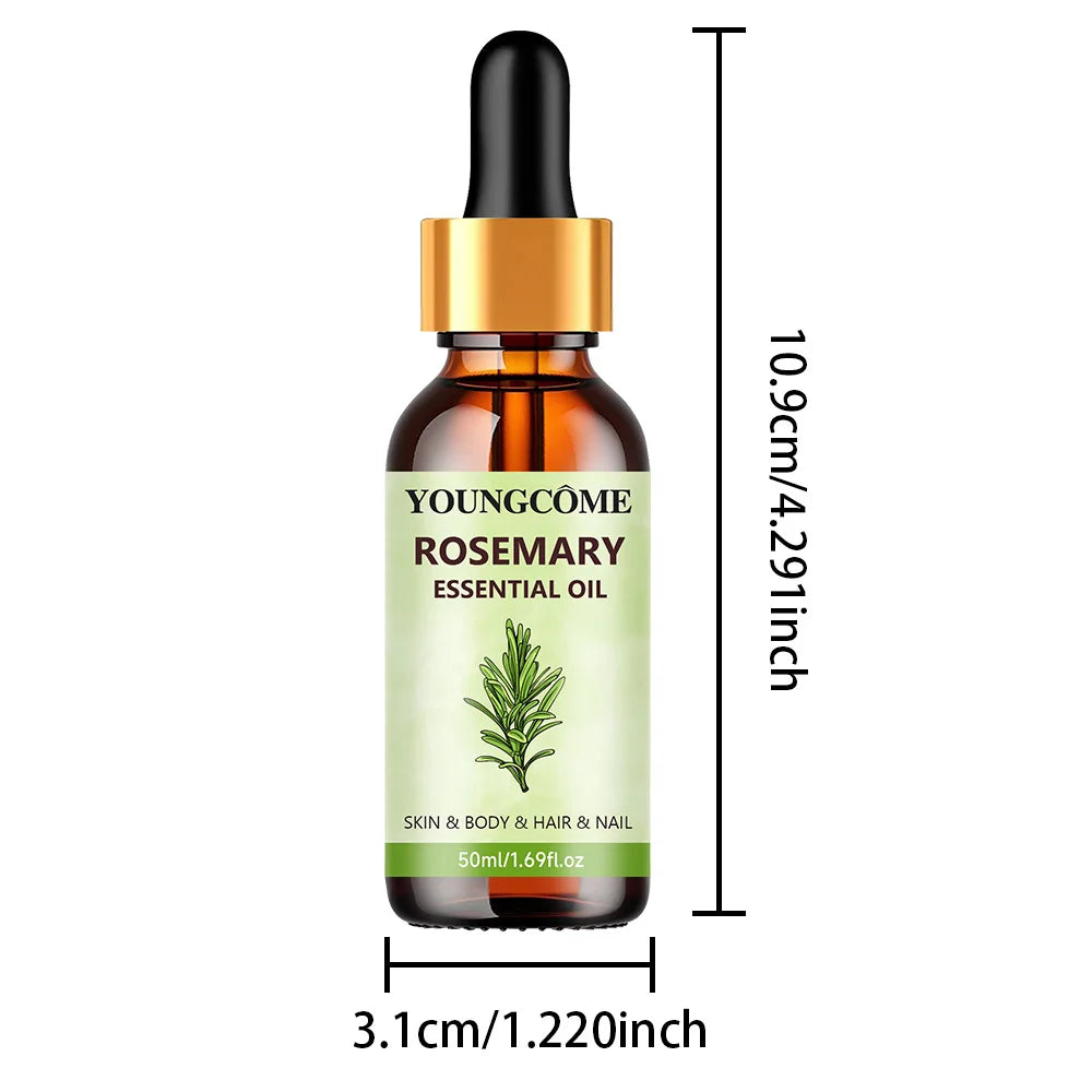 Natural Rosemary Essential Oil Repairs DamagedHair Improves Hair Quality Moisturizes Hair Care Oil Suitable Fo Hair Body Massage