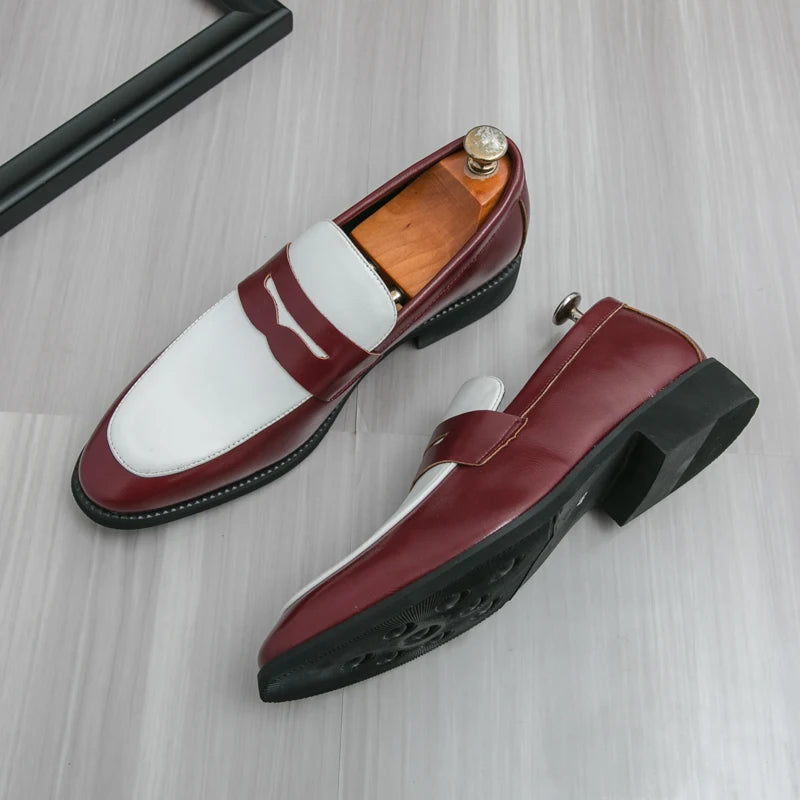 Men Shoes for Wedding Moccasins 2025 New Loafers for Men Breathable Man Slip on Flats Leisure Walk Driving Shoes Walking Shoes