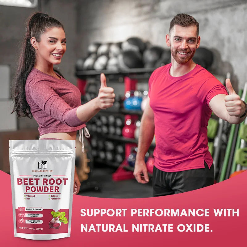 Beet Root Supplement Containing Calcium, Potassium, Iron & Vitamin D Improve Liver Health & Blood Flow Prevents Constipation