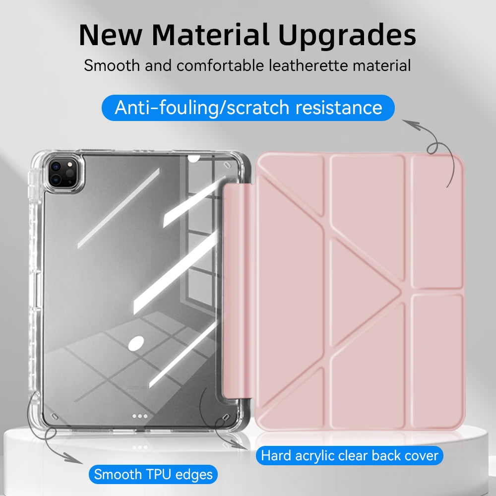 For ipad case a16 11th 10th Generation 7 8 9th Pro11/12.9 Cover Air7 6 4 5 For ipad Pro13/11 M4 M5 Air 13/11 M3 M2 M4 Mini 7/6