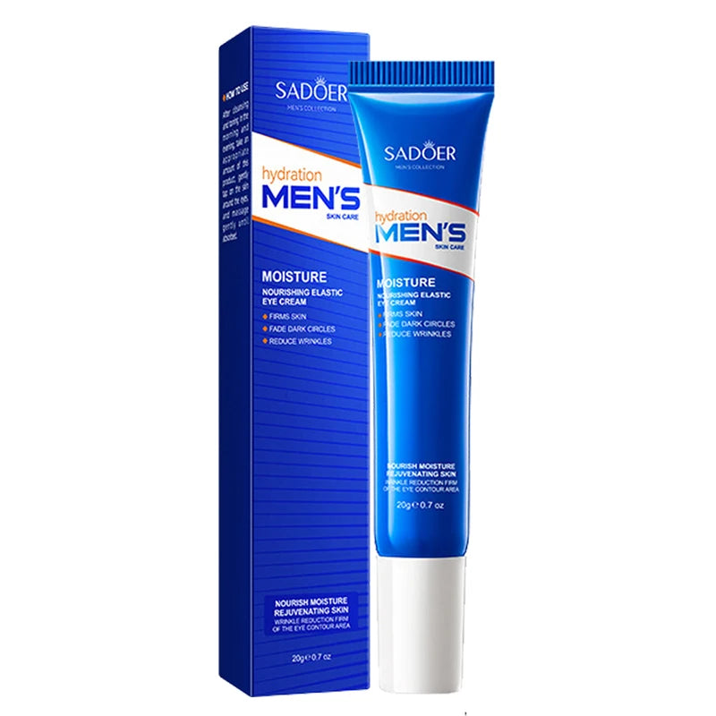 1/2pcs SADOER Men's Eye Cream Anti Dark Circles Removal Eye Bags Moisturizing Anti-Aging Anti-wrinkles Men Eyes Skin Care