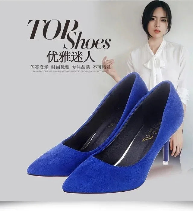Women Shoes Pointed Toe Pumps Patent Leather Dress Red 8CM High Heels Boat Shoes Shadow Wedding  for Wedding Women