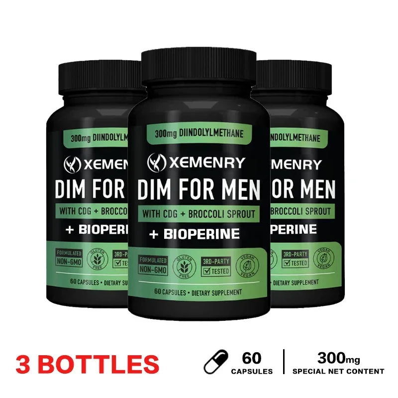 DIM Capsules - Support Fat Metabolism, Increase lean Muscle, Increase Muscle Strength, Improve Athletic Performance