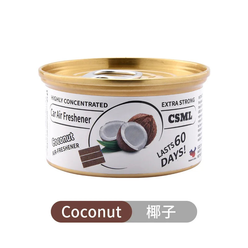 Car air fresh, solid aromatherapy, no additives, canned, essential for eliminating  odors, long-lasting fragrance, household use