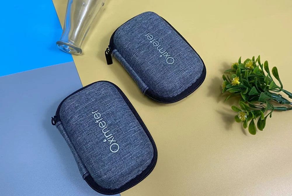 JUSTLANG Storage Box For Oximeter Reasonable Layout of Tool Bag Pouch Bags to Pack Products Travel Essentials Kit Protective Bag