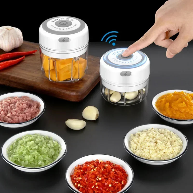New Crusher Vegetable Onion Cutter Kitchen Cooking Accessories 500/900ML Manual Meat Mincer Garlic Chopper Rotate GarlicPress