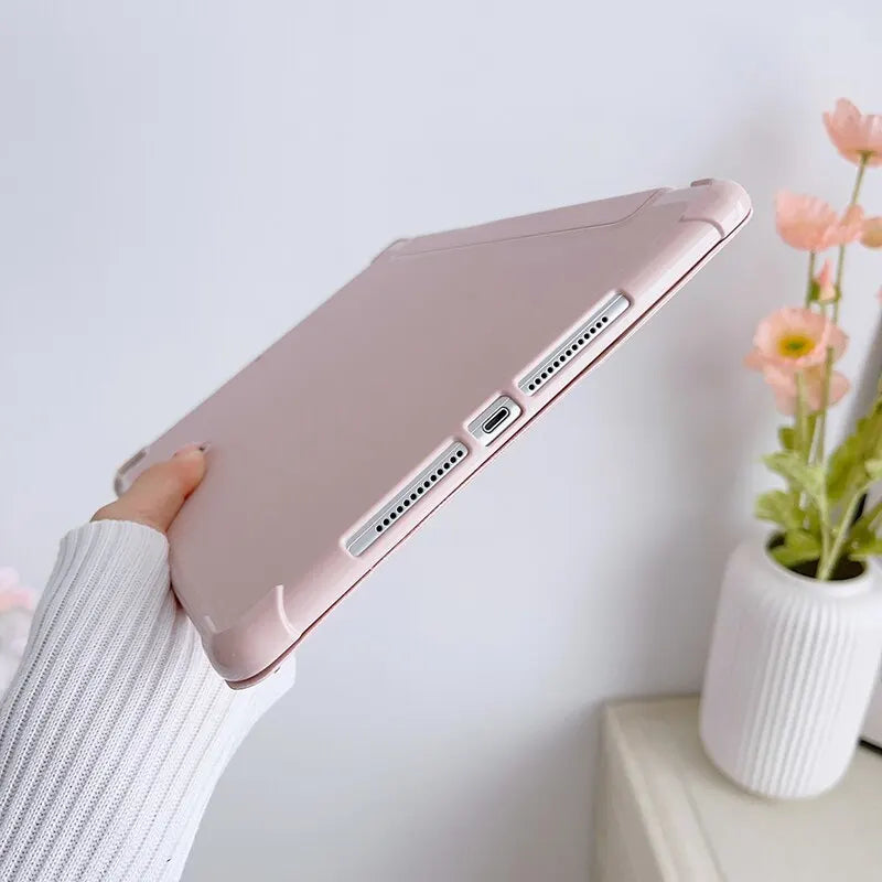 Pencil Holder Case for ipad 10th Gen 10.9 2024 2025 A16 11th Air13 M3 M2 Air4 5 6 10.9 Pro11 M4 M2 7 8 9th 10.2 Pro12.9 5th 6th