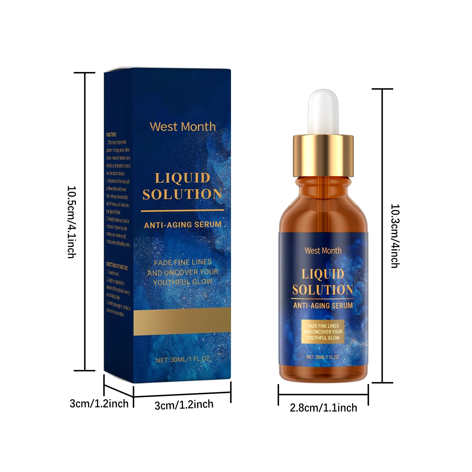 Firming Facial Serum, smooths pores, hydrates, nourishes, repairs, moisturizes, and improves roughness