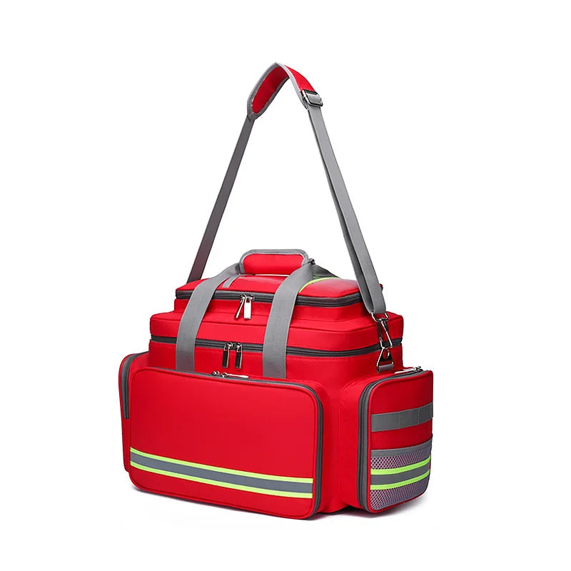 First Aid Medical Bag Outdoor Emergency Rescue Large Capacity Bag Empty Wate0rproof Reflective Oxford Multi-pocket Survival Kit