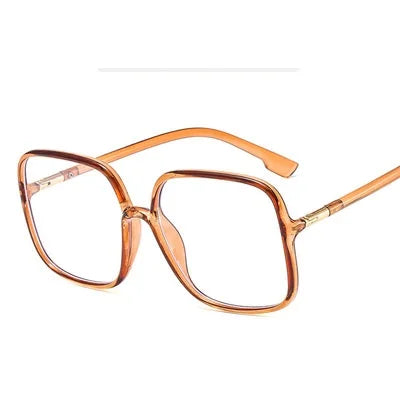 Optical Transparent Women Glasses Frame Large Size Ultralight TR90 Plastic Eyewear Men Big Myopia Spectacles Frames Square Fram