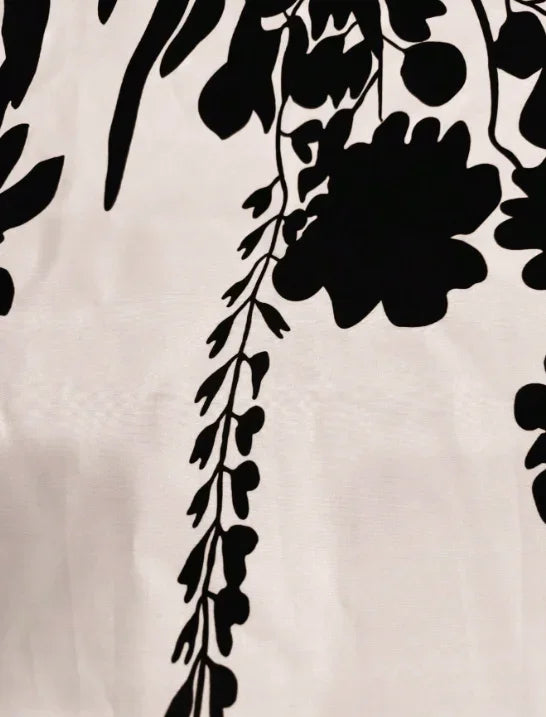 Women's elegant black and white dress, suitable for work, dates and vacations