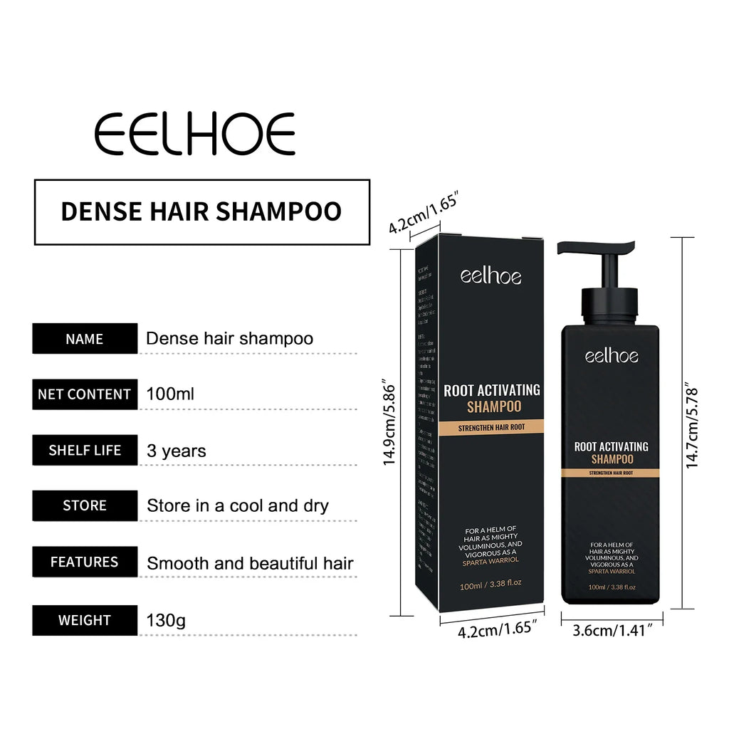 EELHOE Hair Thickening Shampoo Regrowth Treatment Anti Hairs Loss Strengthen Nourishing Roots Oil Control Hair Growth Shampoo