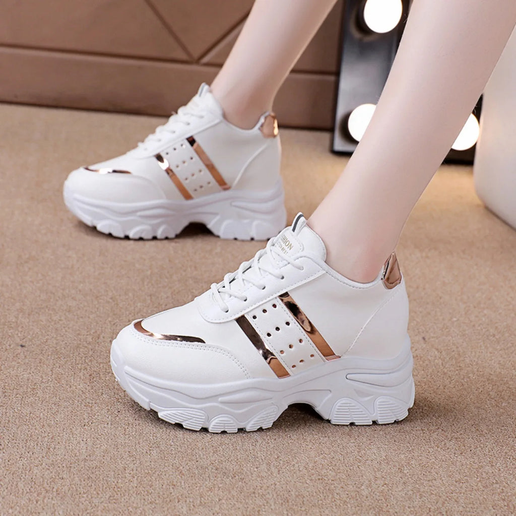 Women Sneakers 2025 New Spring Inner Increase Shoes for Woman Comfortable Casual Platform Tennis Sneakers Women Zapatos De Mujer