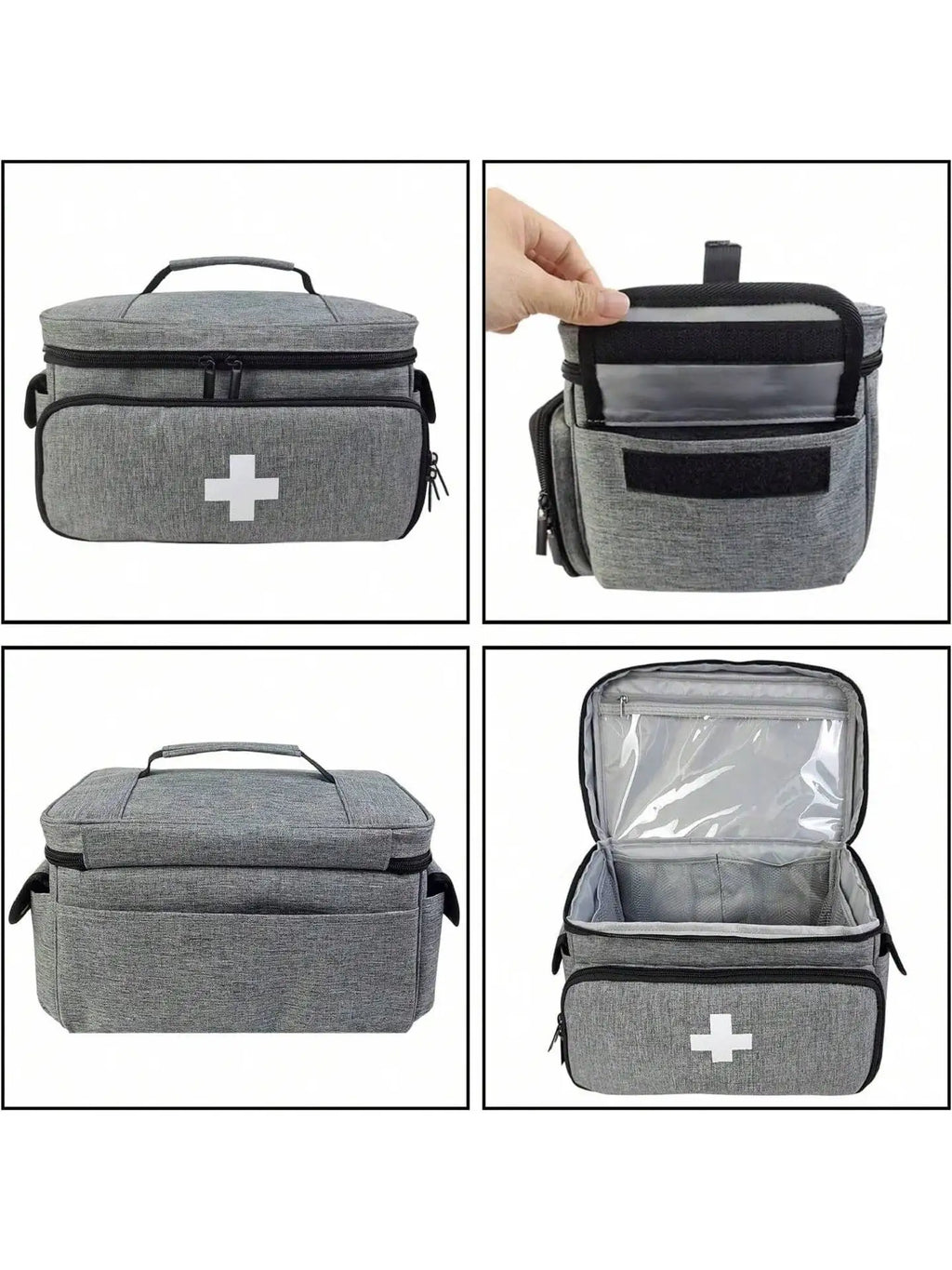 Multifunctional Medical Organizer - Portable First Aid Kit with Large Capacity for Home, Travel & Emergencies Medical Supplies