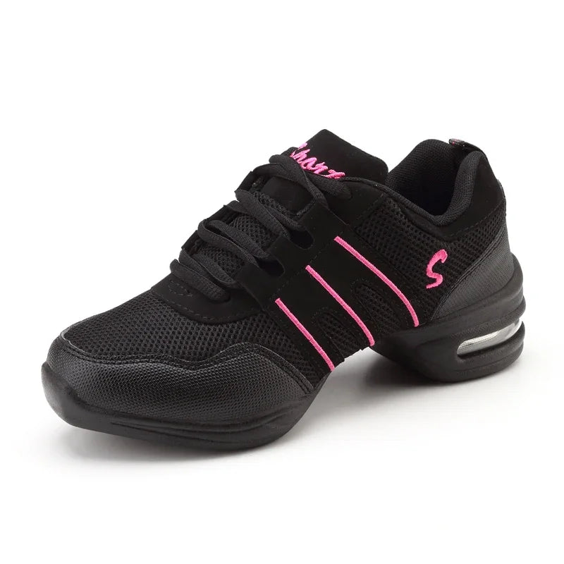 Dancing Shoes For Women Sports Feature Modern Jazz Dance Shoes Soft Outsole Breath Dance Shoes Female Waltz Sneakers Wholesale