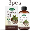 Organic Castor Oil: Nourishing Deeply Moisturizing Oil for Hair Growth, Eyebrows Thickening & Relaxing Body Massage