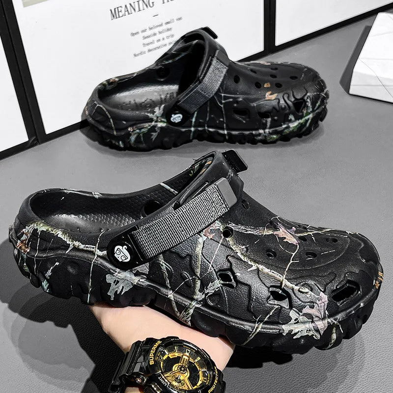 Men Slippers High Quality Classic Outdoor Anti-Slip Garden Shoes Lightweight Fashion Casual Sandals Sandals for Men Platform