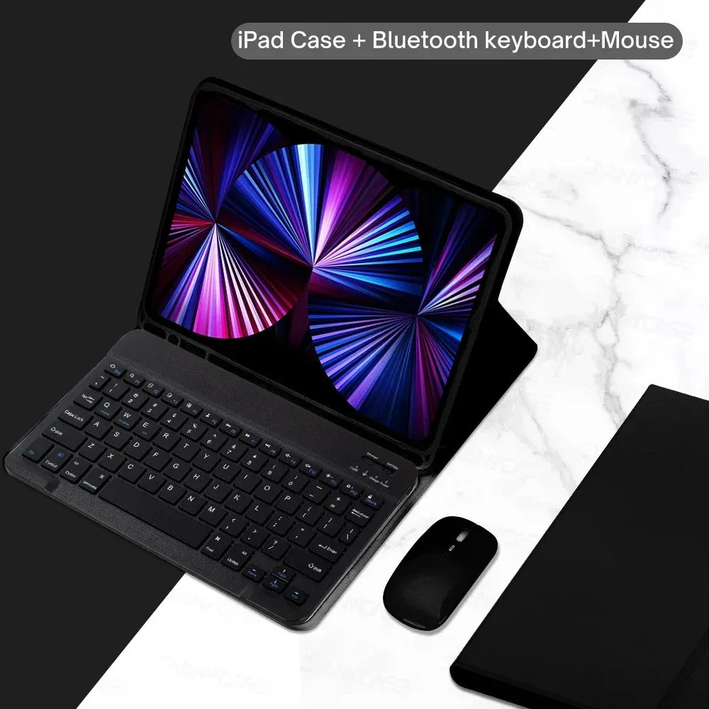 For iPad Backlight Keyboard Case For iPad 10.2 9 8 7th Gen iPad 10th Air 3 10.5 Pro Air 4th 5th 10.9 Pro 11 12.9 9.7 5 6th Cover