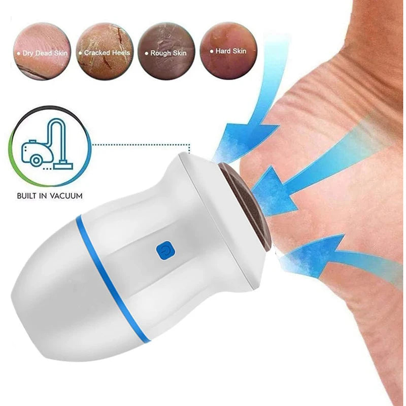 Electric Foot Grinder Foot Callus Remover Rechargeable Foot Files Clean Machine Feet Care Tools for Exfoliator Pedicure Device