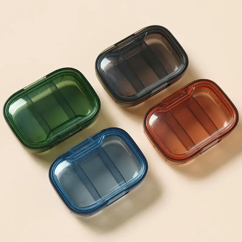 Mini Mini Medicine Box Portable Outbound Travel Medicine Dispenser Pill Storage Box Pills Organizer Case Medicine Organizer