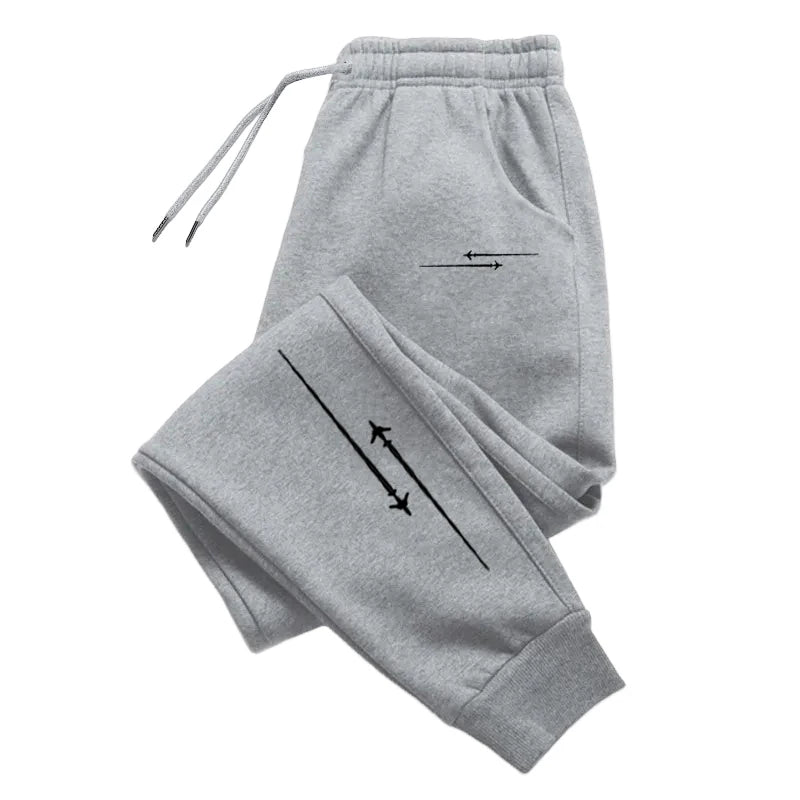 Men's sport pants - Printed casual pants - Gym sports pants - Outdoor sports pants - Daily office pants