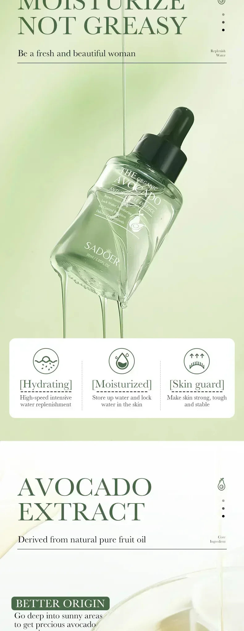 Facial Anti-Wrinkle Serum Fade Fine Lines Anti-Aging Whitening Moisturizing Remove Freckles Brighten Facial Skin Care