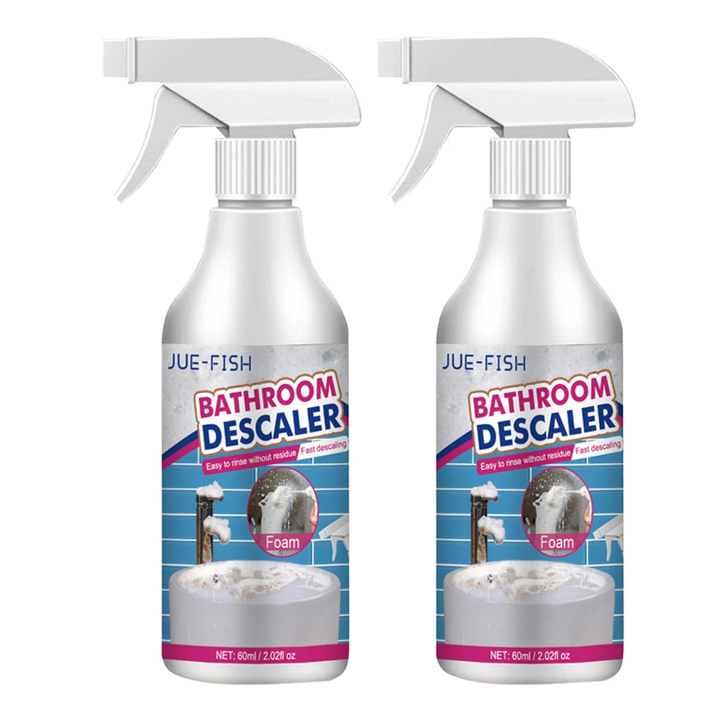 1/2pc Bathroom Cleaning Spray,60ML Multi-Purpose Cleaner Agent for Remove Stains,Bathtub Glass Washbasin Descaling Cleaning Foam