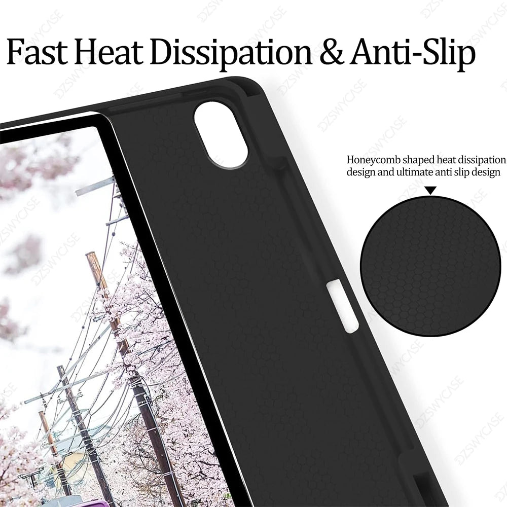 Case for iPad 10th Gen 10.9, For iPad 11th Gen A16 11 Cover, Silicone Slim Protective, with Pencil Holder, Y-Shaped Stand