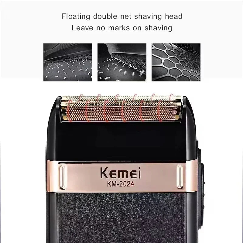 Kemei Hair Clippers Beard Clipper Rechargeable Men's Shaver Electric Hair Trimmer Kit Men KM-2628 KM-678 KM-2024 Hair Clipper