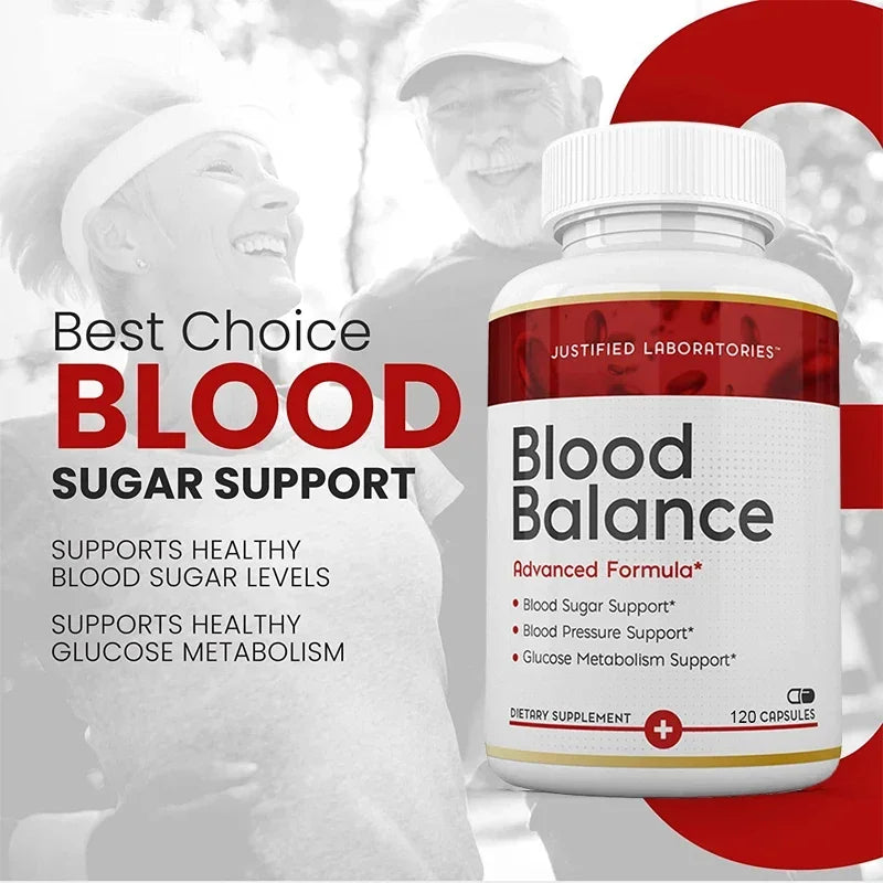 Natural Formula for Blood Balance To Maintain Healthy Levels, Maximum Daily Strength Formula, Vitamin Dietary Supplement