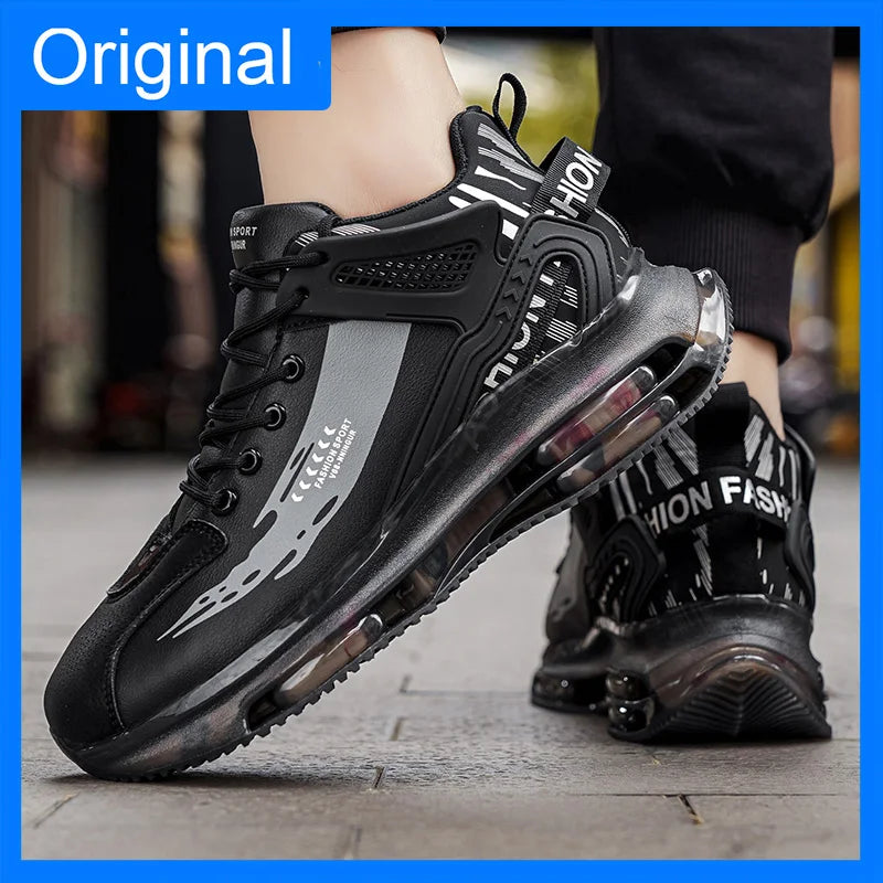 Men Sports Shoes High-quality Trendy Soft Thick Soled Comfortable Non Slip Versatile Breathable Outdoor Jogging Leisure Shoes