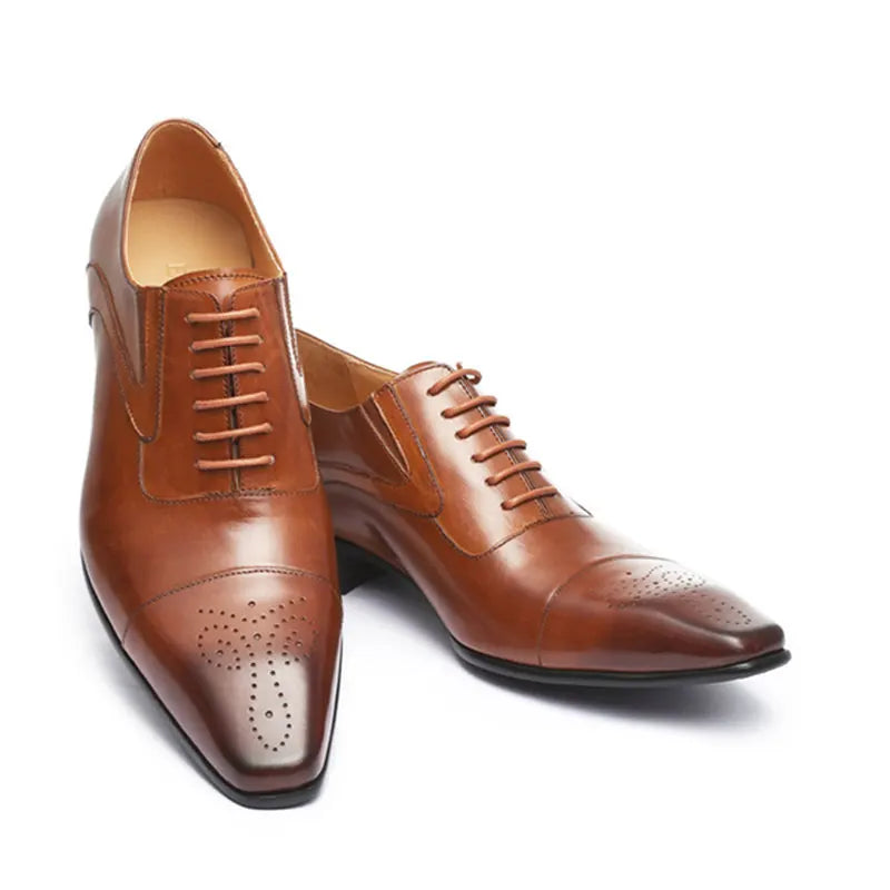 Men's Business Men's Shoes Fashion Men's Wedding Dress Formal Wear Shoes Leather Luxury Men's Office Sapato Social Male Party