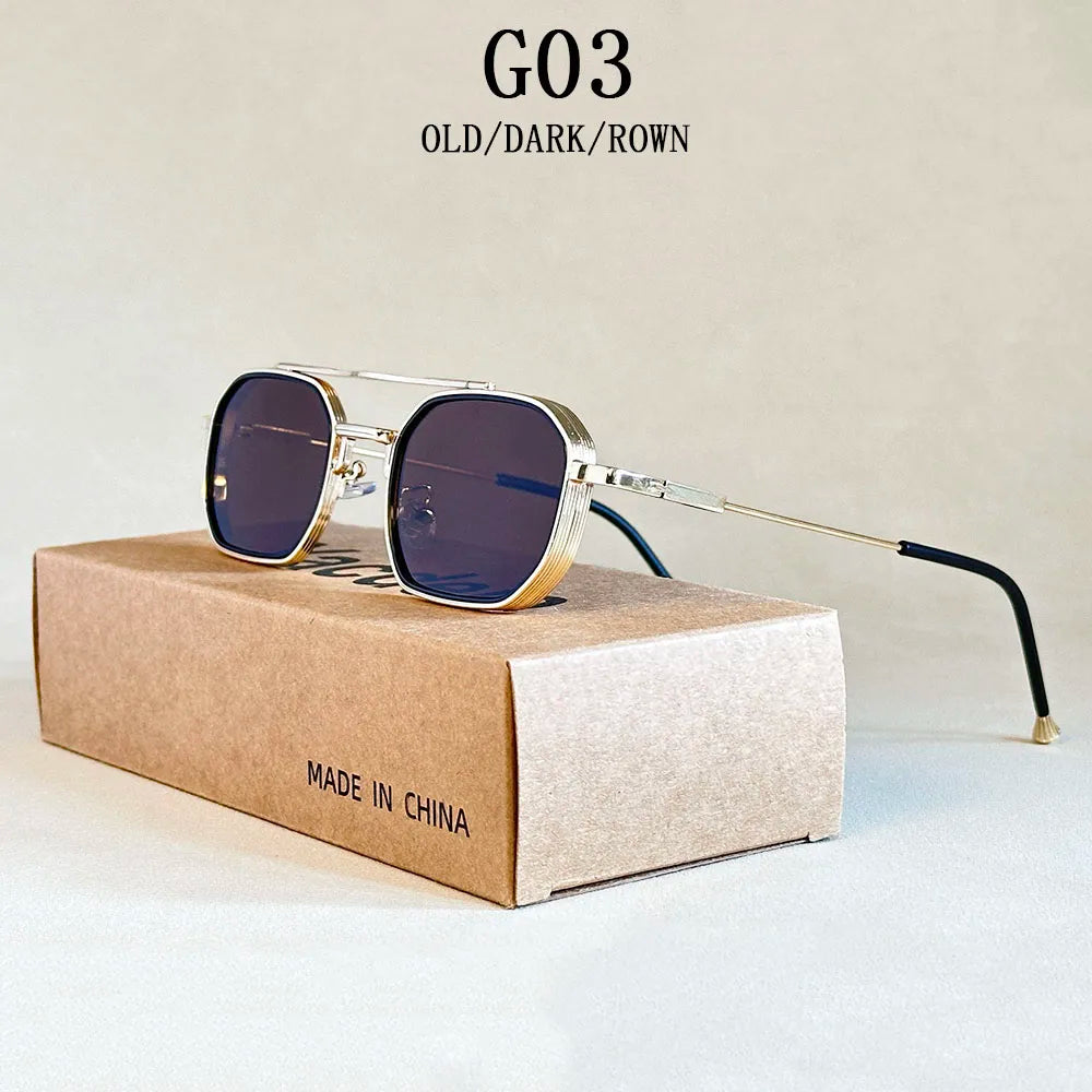Fashion Square Sunglasses Women Trendy Vintage Glasses Luxury Sunglass Men Dropshipping Lunette Soleil Femme Zonnebrillen Dames