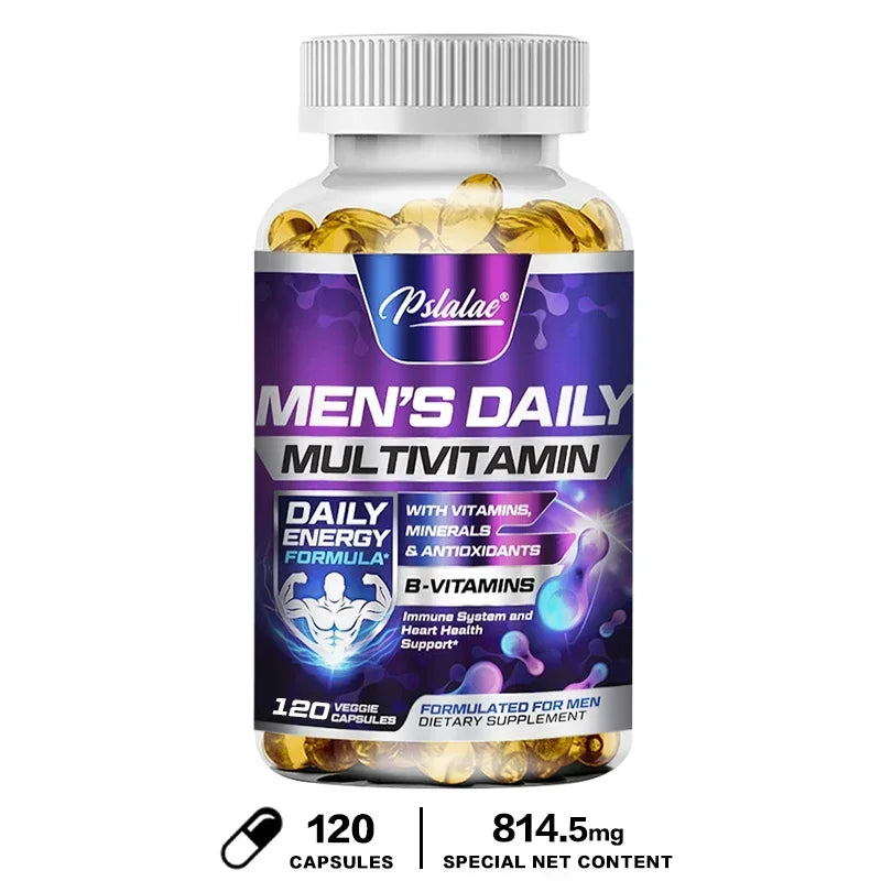 Men's Multivitamin Supplement-Daily Multivitamins and Nutrients To Support A Healthy,Active Lifestyle,Energy,Heart,Brain Health
