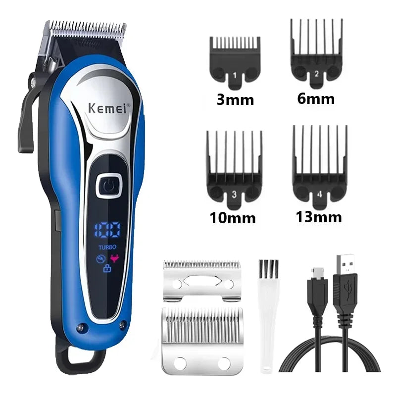 Kemei Hair Clipper KM-1995 Professional Hair Clipper Men's Electric Beard Knife Hair Clipper Hair Clipper Cordless Wired Trimmer