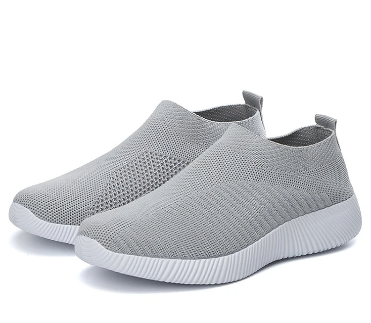 Women's Sneaker Slip On Women Sneakers Breather White Shoes Women Casual Sneaker Sports Shoes Comfortable Vulcanize Shoes Female