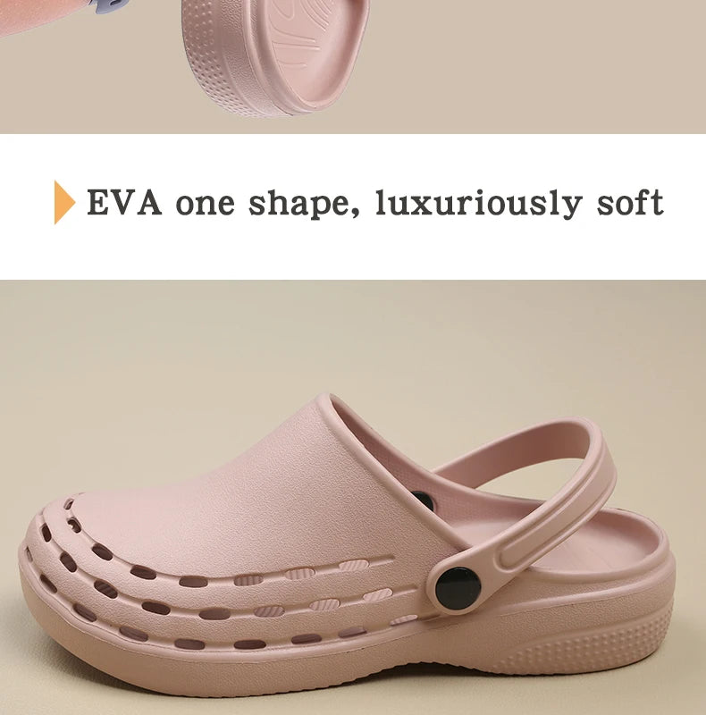 Nursing Scrub Clogs Medical Shoes Comfortable Anti-slip for Professionals Breathable Waterproof Hospital Work Clog X08