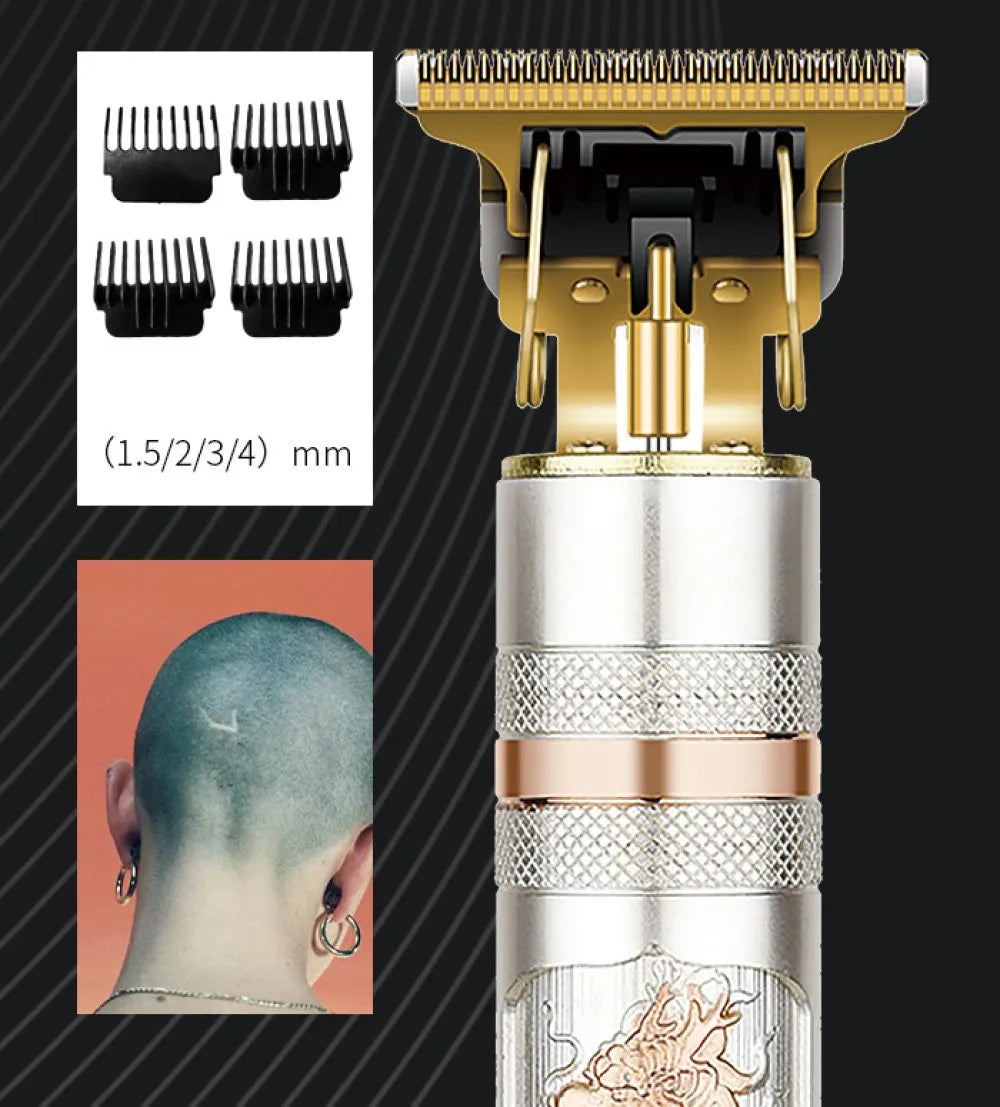 Kemei 762 metal hair trimmer for men professional beard hair clipper electric hair cutting machine rechargeable