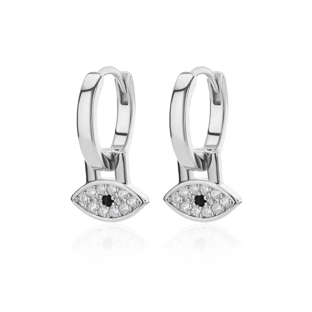Zircon Cross Drop Earring for Women 2023 Gold Color Stainless Steel Earrings Luxury Ear Buckle Jewelry Wedding Gifts pendientes