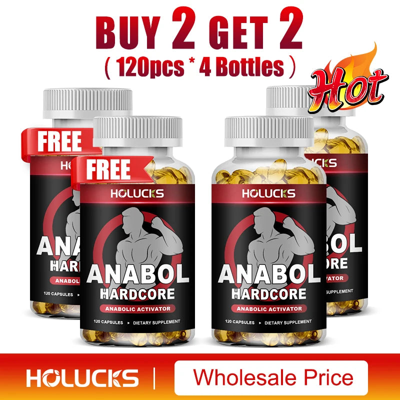 Anabol Hardcore Supplement, Muscle Growth,  for Men To Build Lean, Dense, High, Performance Enhancing, Support Overall Health