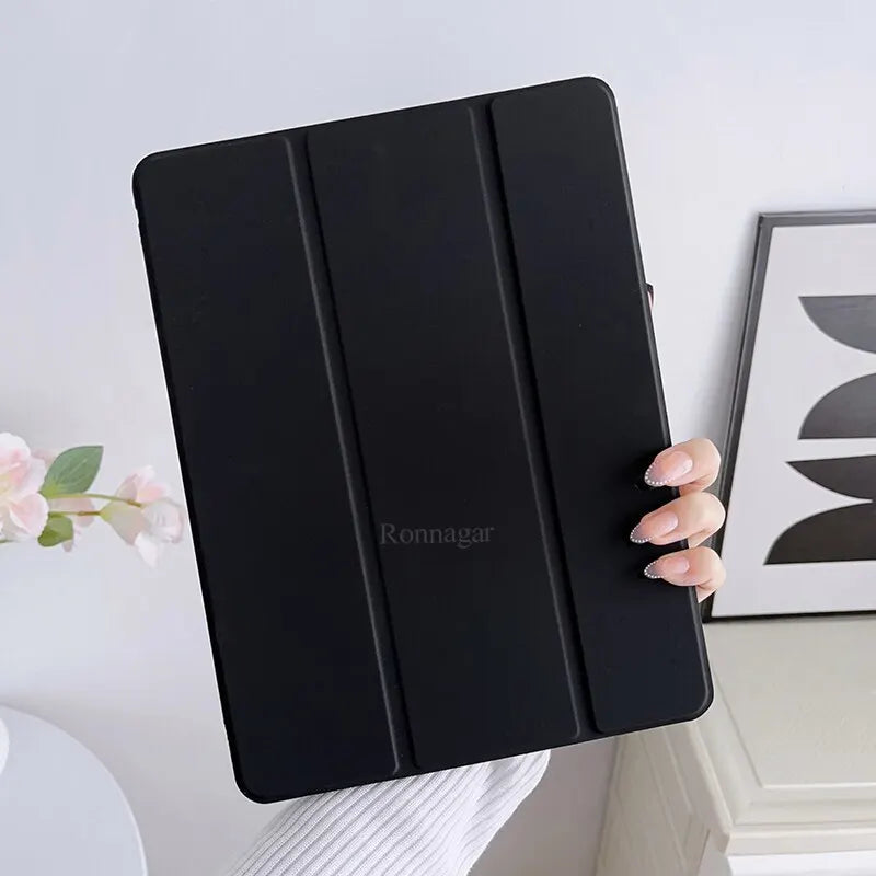 Pencil Holder Case for ipad 10th Gen 10.9 2024 2025 A16 11th Air13 M3 M2 Air4 5 6 10.9 Pro11 M4 M2 7 8 9th 10.2 Pro12.9 5th 6th