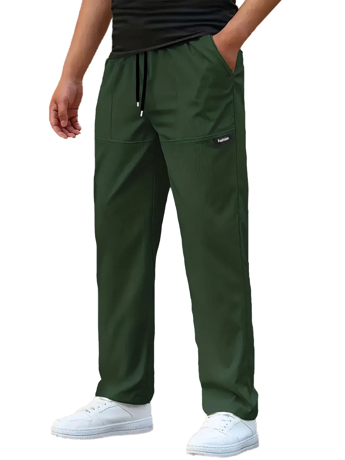Men's Lightweight Pants Casual Loose Sports Trousers Men Casual Thin Straight Leg Pants Male Fashion Outdoor Joggers Pants