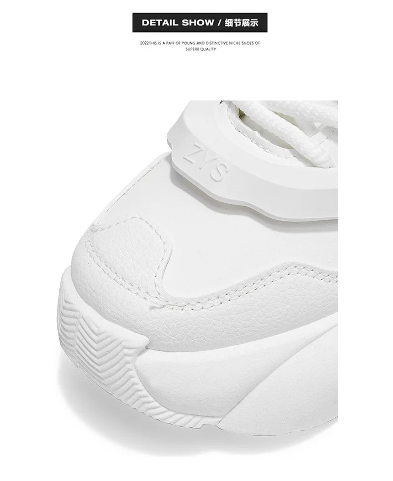 Shoes  Men High Quality Platform Sneaker Fashion High-top Leather Sports Men 2026 Thick-soled Casual Shoes Zapatillas Hombre