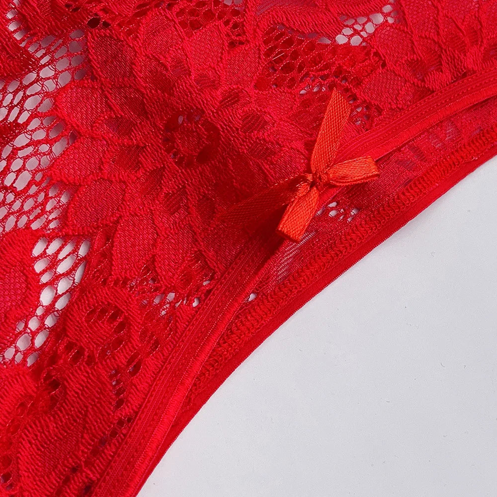 5 PCS/Set Sexy Lace Thongs Low Waist Underwear Women G-string Underpants Lady Bikini Panties Female Sexy Lingerie M-XL