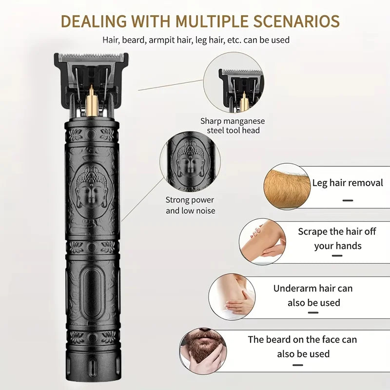 Professional Electric Hair Clipper Kit /Nose Trimmer | USB Charging 0mm Shaver haircut machine for beard Man Valentines Day Gift
